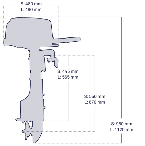 Elektrikli Dıştan Takmalı Motor 6.0 HP - Uzun Mil
